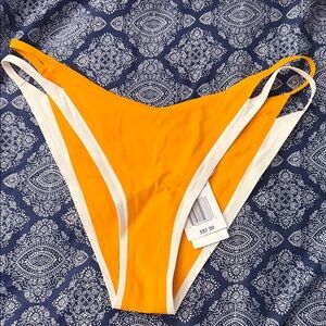 L*Space Vibrant Yellow Bikini Bottom NWT Size M